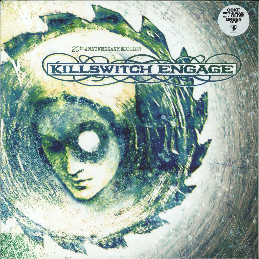 Killswitch Engage Killswitch Engage - 20th Anniversary - Bi-colour Coke Bottle Clear / Olive Green Split Vinyl US vinyl LP album (LP record) 3984-15725-1