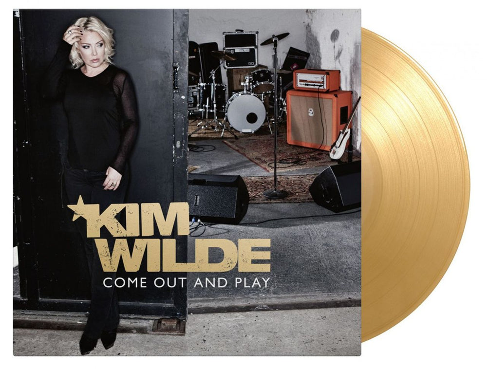 Kim Wilde Come Out And Play - Gold Marbled Vinyl - 180 Gram German vinyl LP album (LP record) MOVLP3036