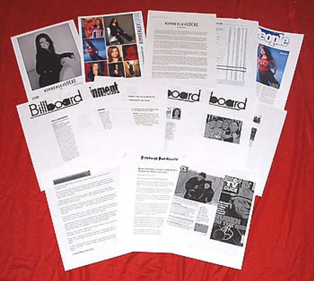 Kimberley Locke Kimberley Locke US Promo media press pack PRESS PACK