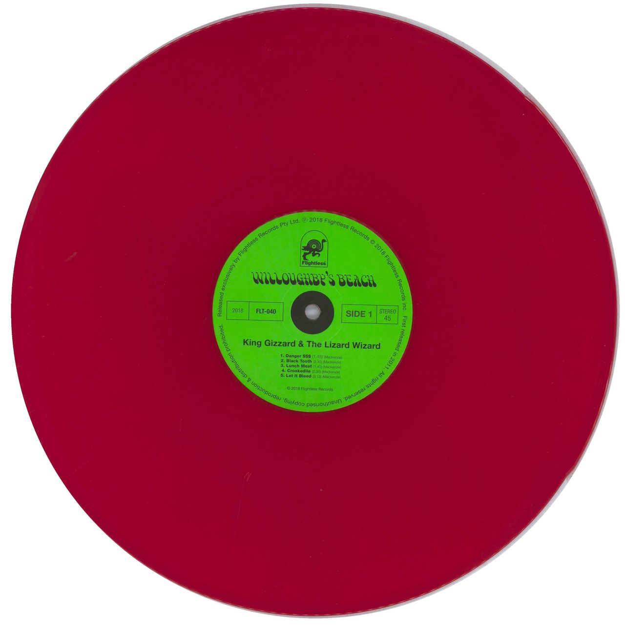 King Gizzard And The Lizard Wizard Willoughby's Beach - Red Vinyl