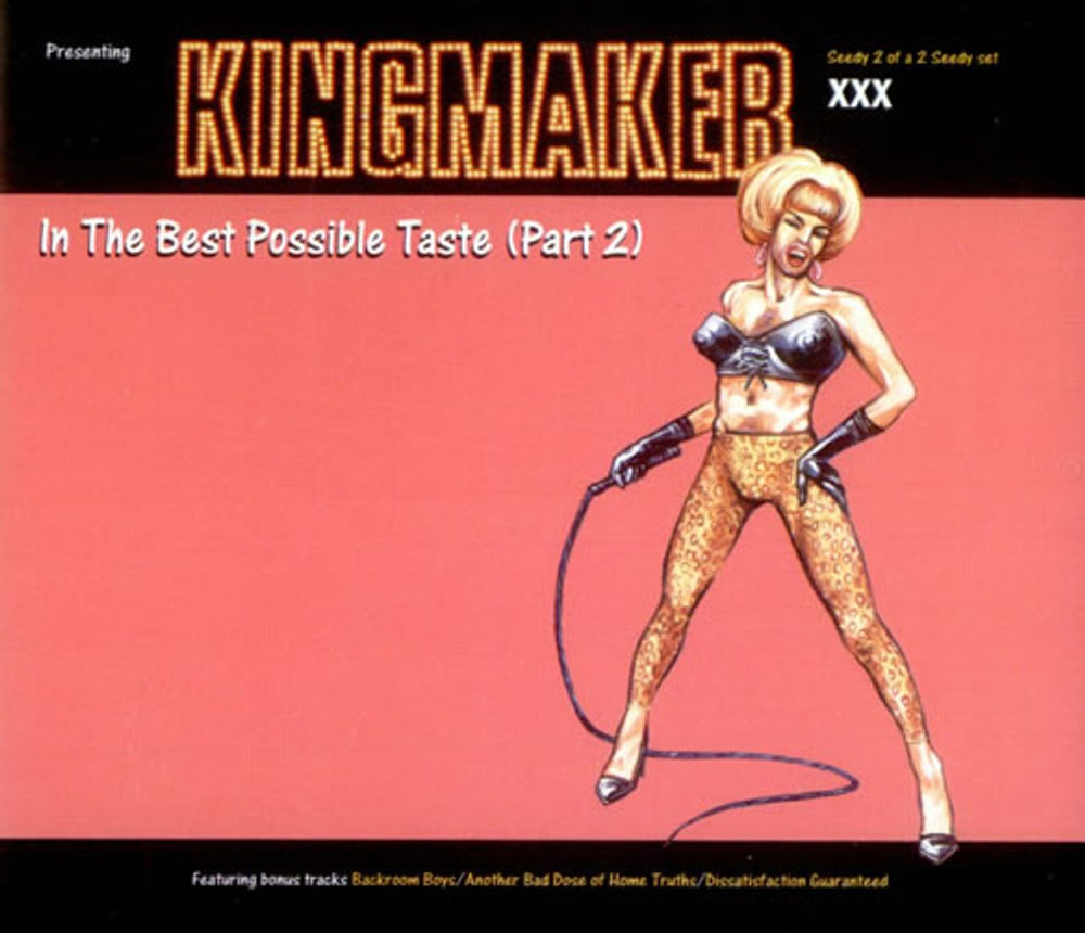 Kingmaker In The Best Possible Taste (Part 2) UK CD single (CD5 / 5") CDSCORCH12