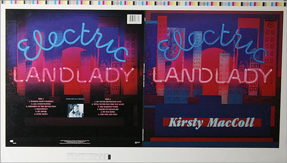 Kirsty MacColl Electric Landlady US artwork KIRAREL456256