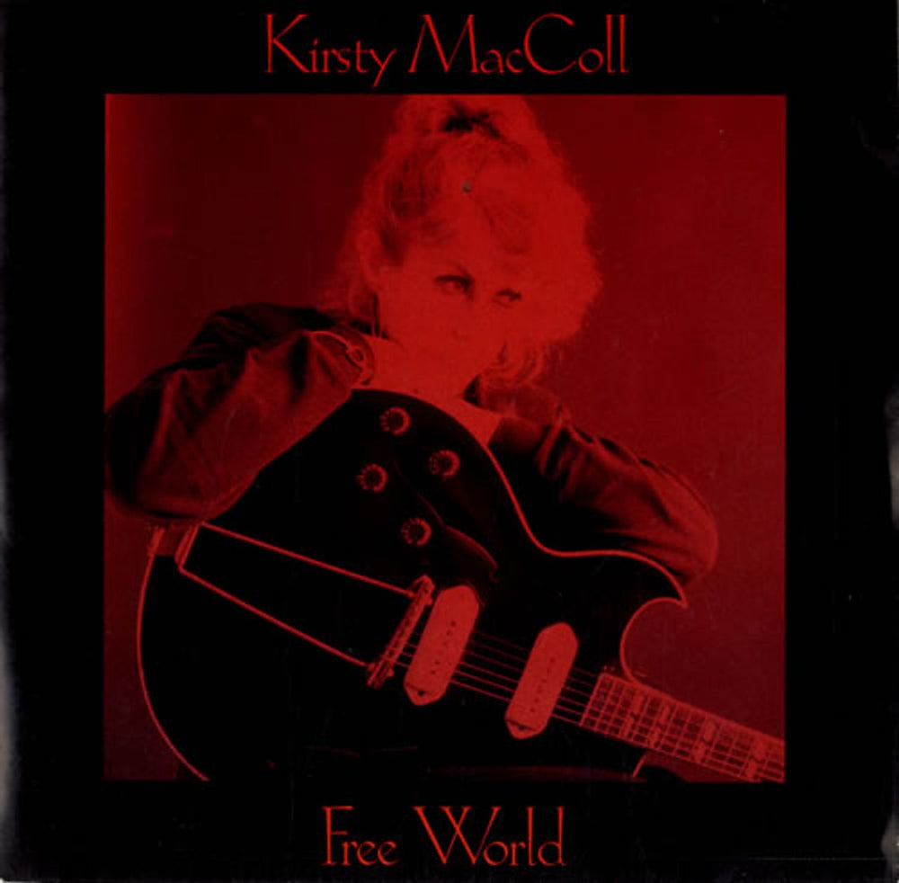 Kirsty MacColl Free World UK 7" vinyl single (7 inch record / 45) KMA1