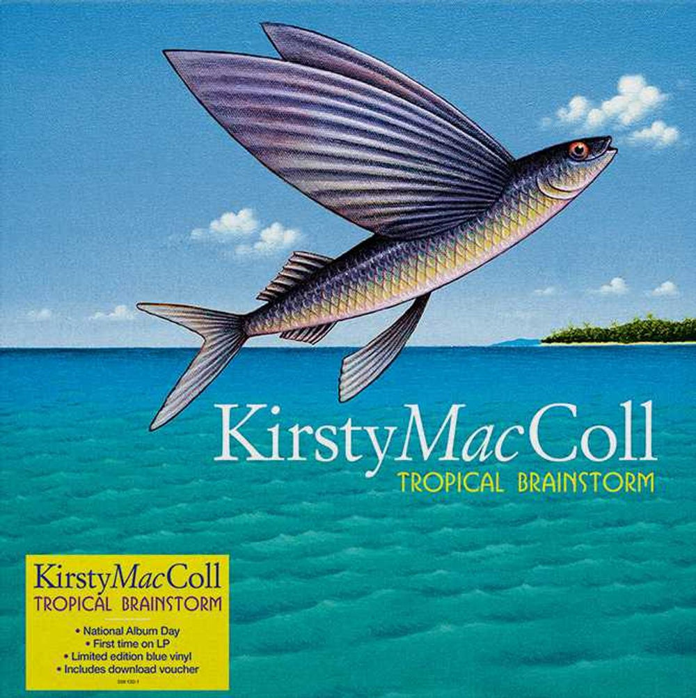 Kirsty MacColl Tropical Brainstorm - NAD2021 - 180g Blue Vinyl - Sealed UK vinyl LP album (LP record) 359130-1