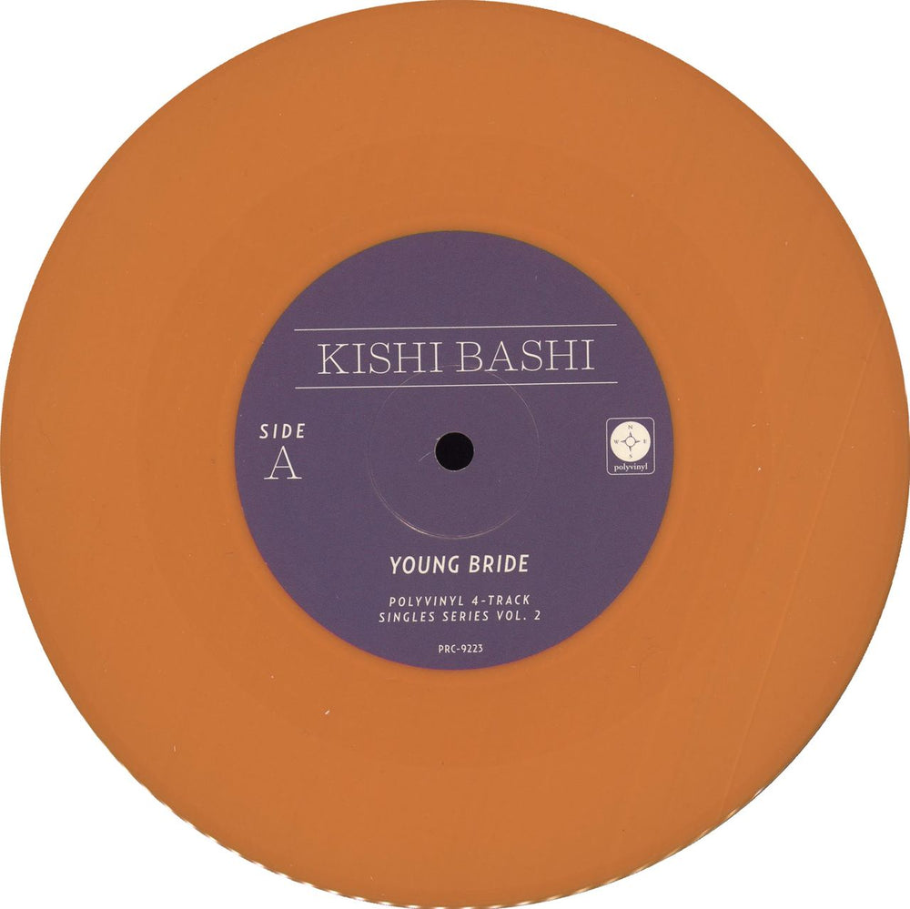 Kishi Bashi Young Bride - Orange Vinyl US 7" vinyl single (7 inch record / 45) OJ707YO710164