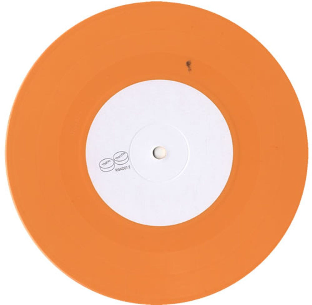 Klaxons Atlantis To Interzone - Orange Vinyl UK 7" vinyl single (7 inch record / 45) KBX07AT577034