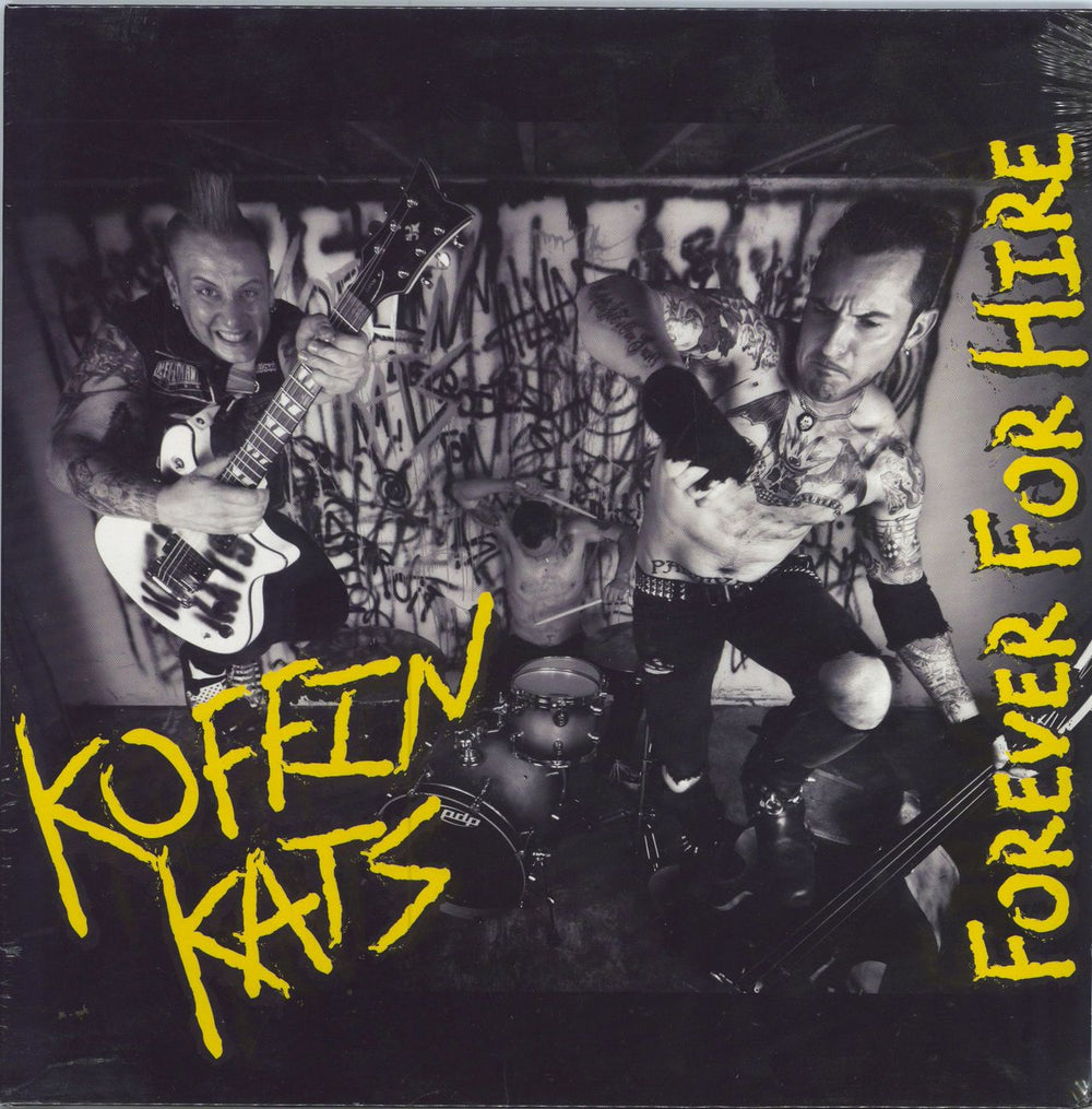 Koffin Kats Forevr For Hire - Yellow Vinyl - Numbered - Sealed US vinyl LP album (LP record) STMP074