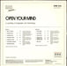 KPM Library Open Your Mind UK vinyl LP album (LP record)