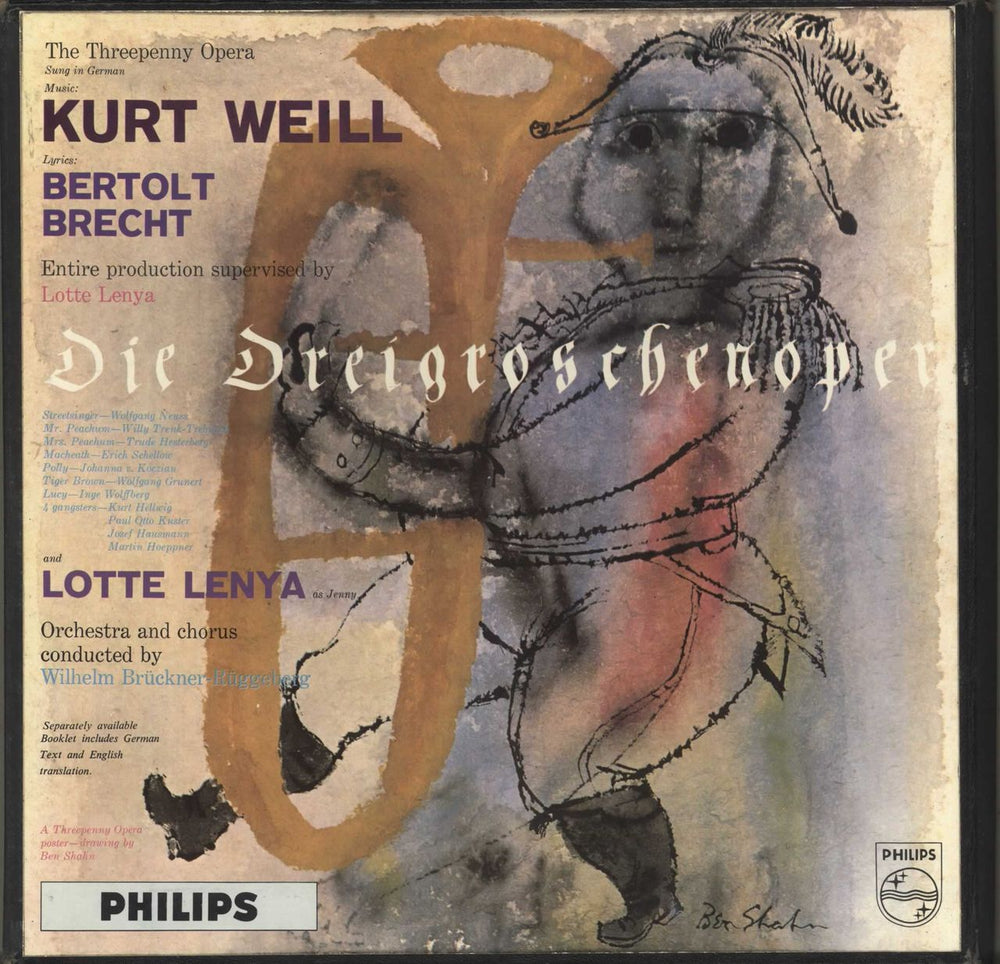 Kurt Weill Die Dreigroschenoper UK Vinyl Box Set ABL3361/2