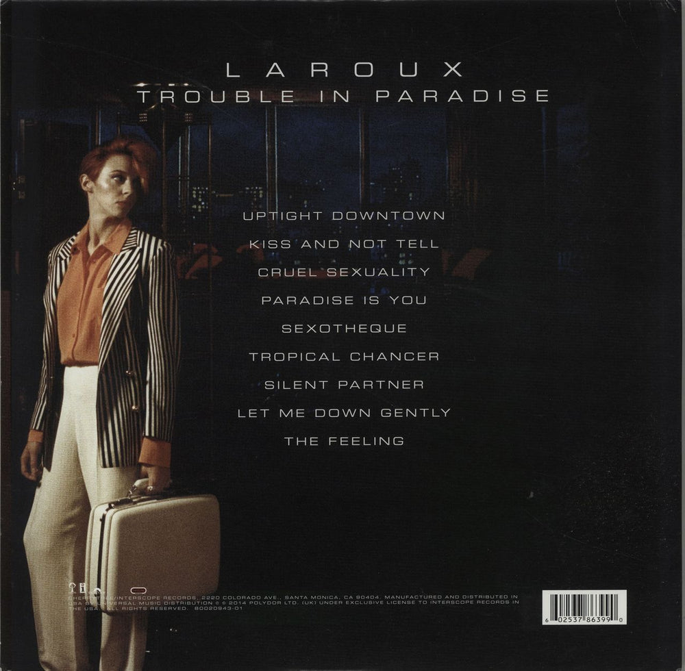 La Roux Trouble In Paradise US vinyl LP album (LP record) OUXLPTR660238