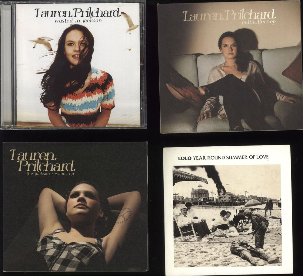 Lauren Pritchard Wasted In Jackson + EPs UK CD album (CDLP)