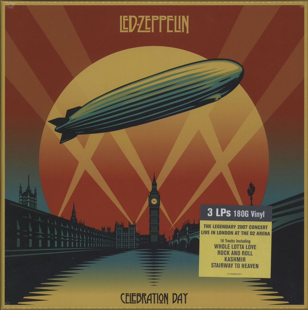 Led Zeppelin Celebration Day - Sealed UK Vinyl Box Set 8122797102