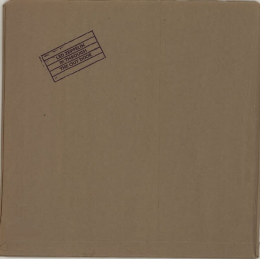 Led Zeppelin In Through The Out Door - C Sleeve US vinyl LP album (LP record) SS16002