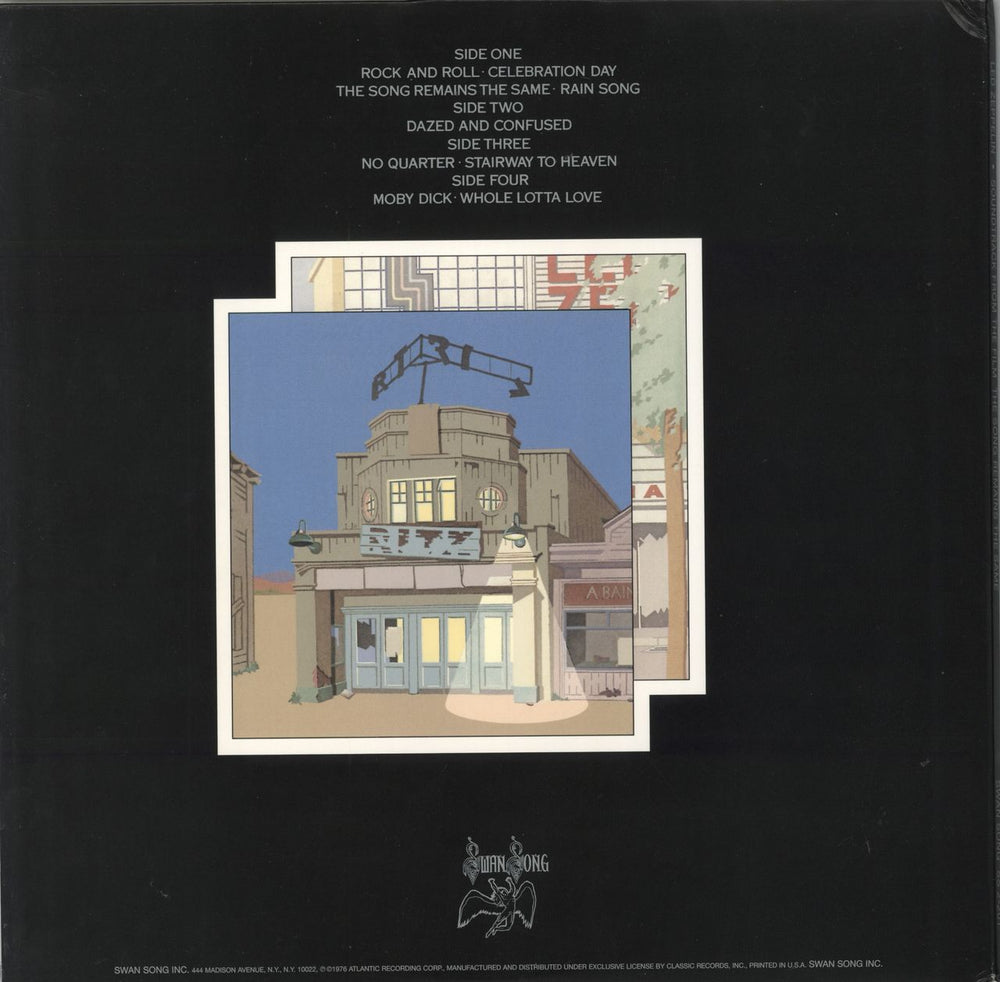 Led Zeppelin The Song Remains The Same US 2-LP vinyl record set (Double LP Album)