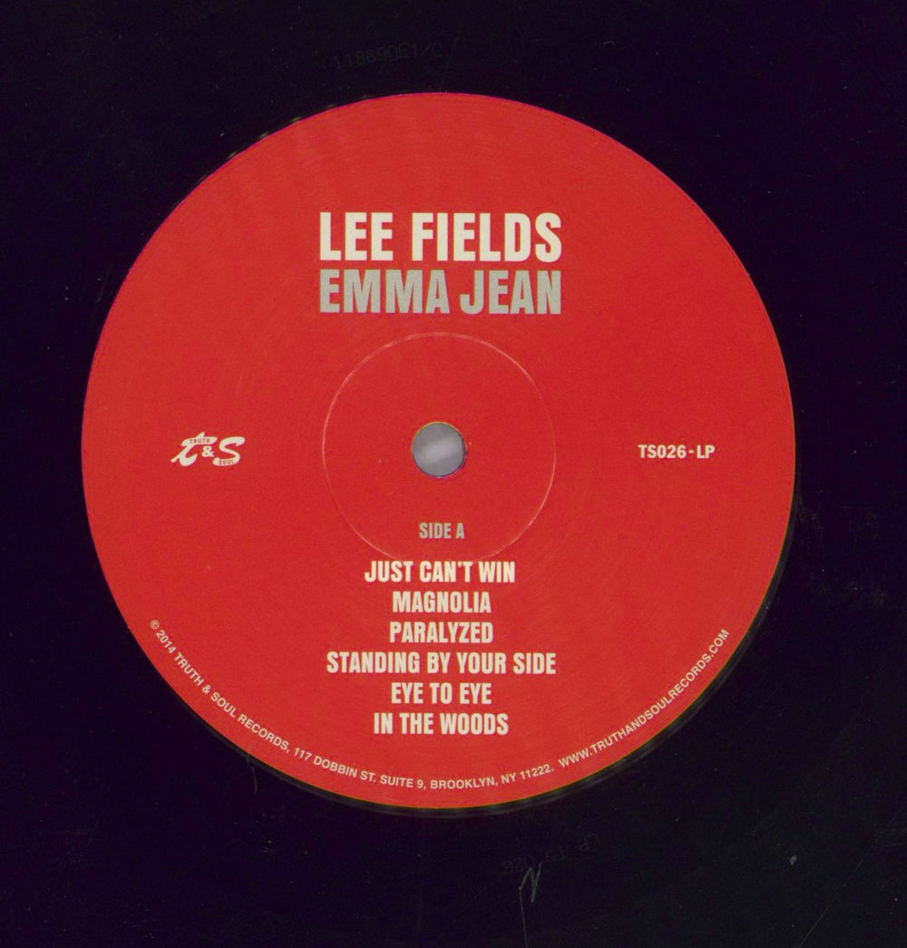 Lee Fields Emma Jean US vinyl LP album (LP record) 634457651616