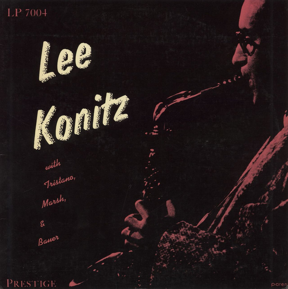 Lee Konitz Subconscious-Lee UK vinyl LP album (LP record) 0JC-186