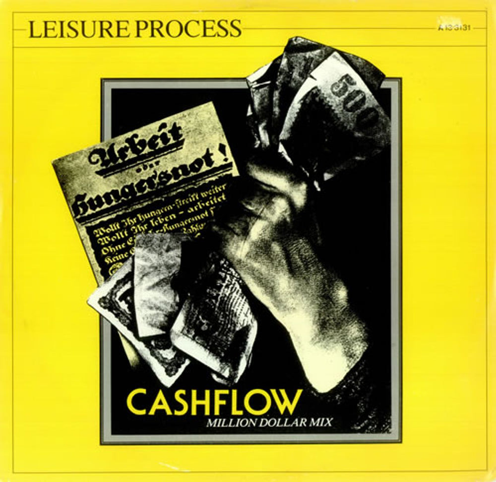 Leisure Process Cashflow UK 12" vinyl single (12 inch record / Maxi-single) A13.3131