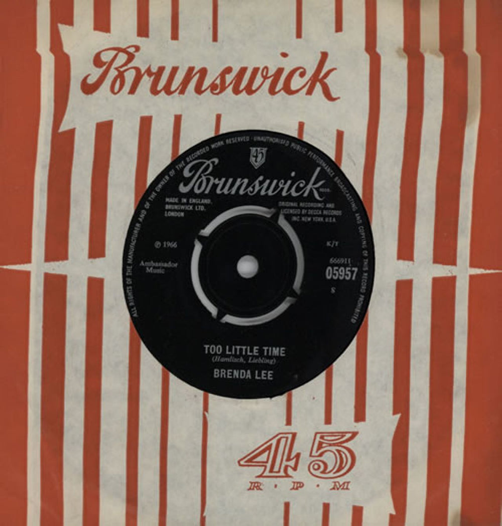 Len Barry 1-2-3 - One Two Three UK 7" vinyl single (7 inch record / 45) 05942