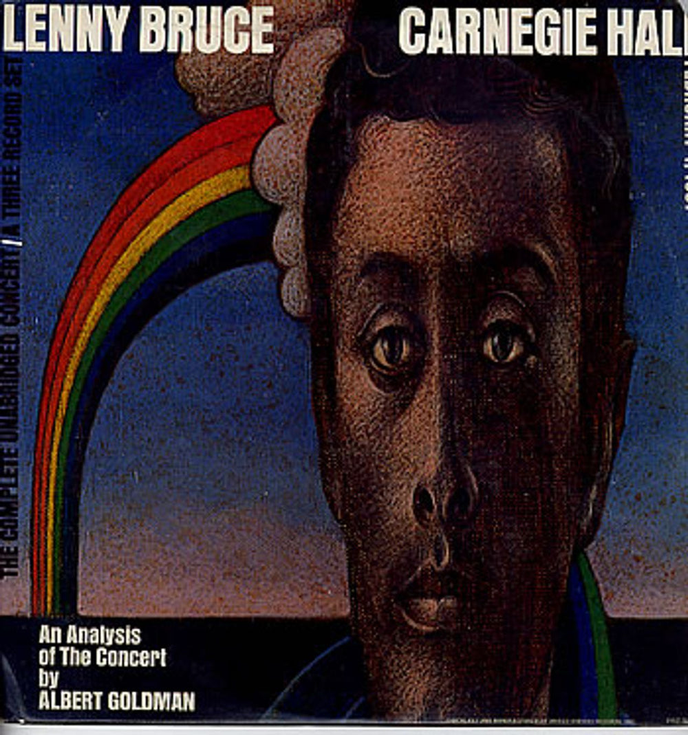 Lenny Bruce Carnegie Hall US 3-LP vinyl record set (Triple LP Album) UAS9800