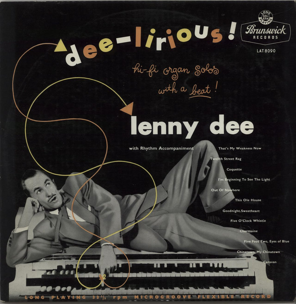 Lenny Dee Dee-Lirious! UK vinyl LP album (LP record) LAT8090