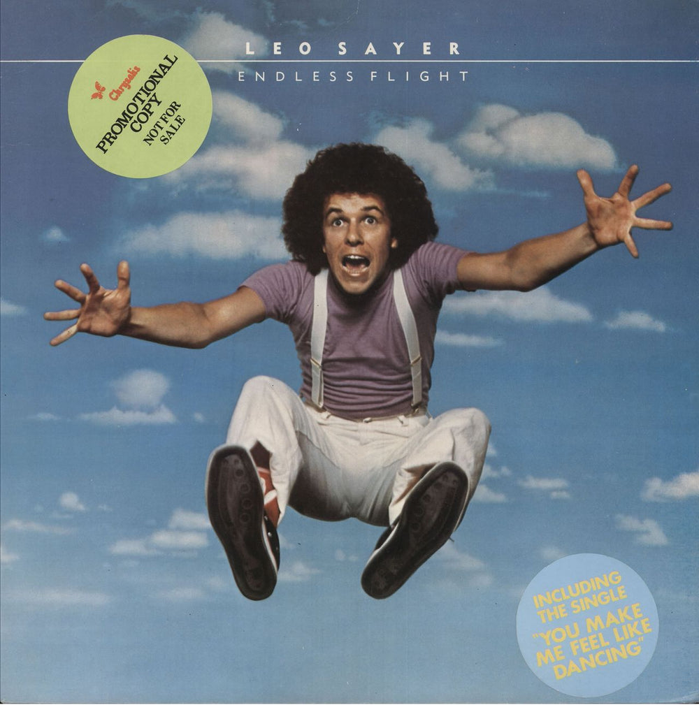 Leo Sayer Endless Flight - Promo & Hype Stickered Sleeve UK vinyl LP album (LP record) CHR1125