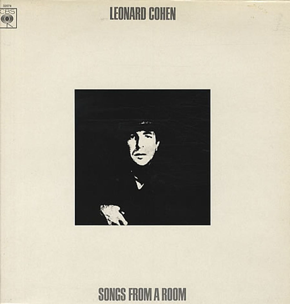 Leonard Cohen Songs From A Room - 70s UK vinyl LP album (LP record) 32074