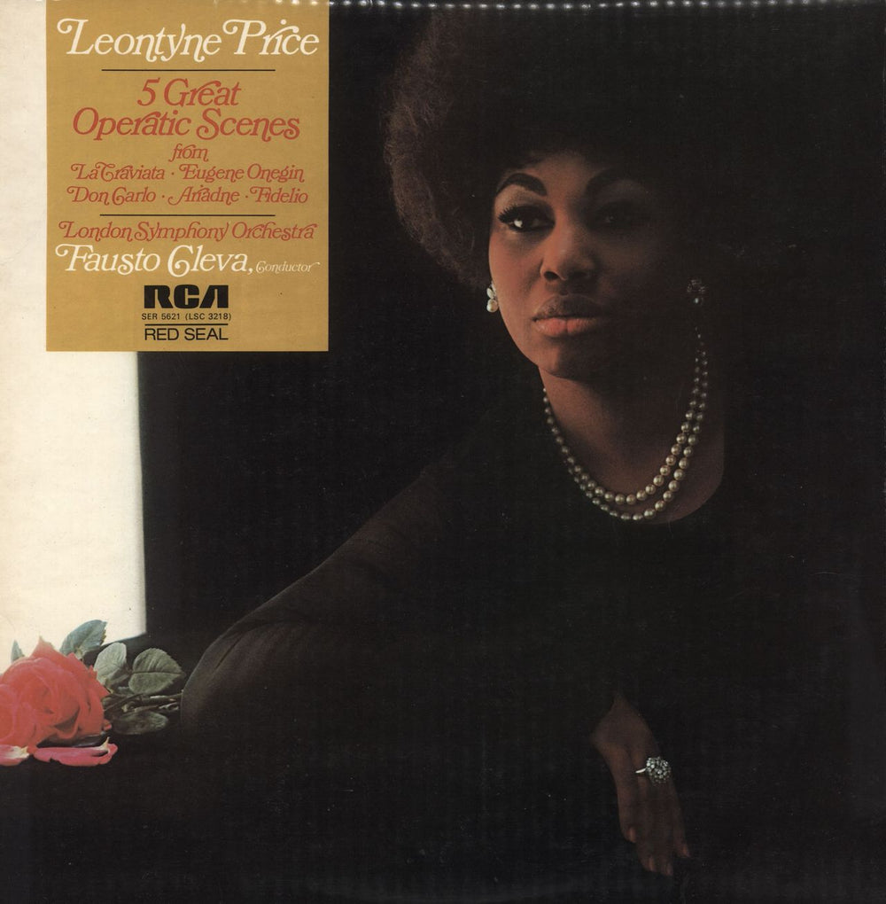 Leontyne Price 5 Great Operatic Scenes UK vinyl LP album (LP record) SER5621