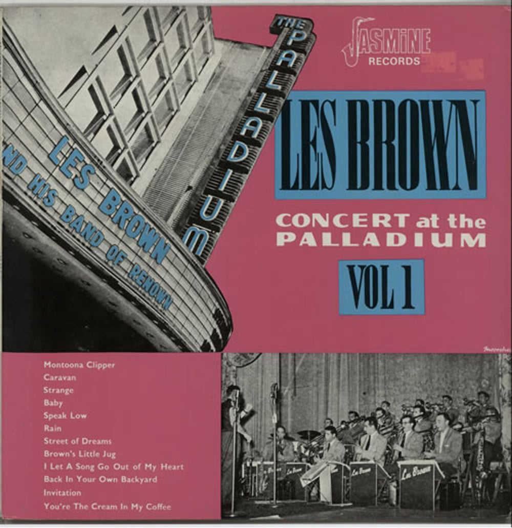 Les Brown Concert At The Palladium Volume 1 UK vinyl LP album (LP record) JASM1001