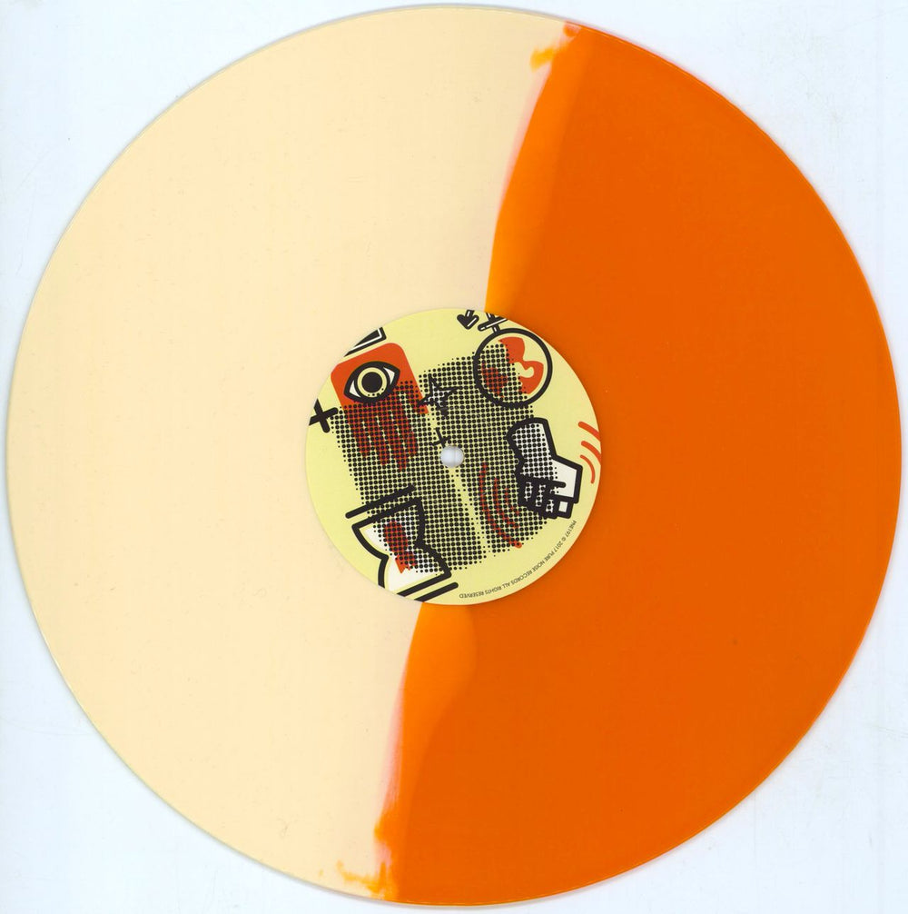 Less Than Jake Sound The Alarm - Cream / Orange Split Vinyl US 12" vinyl single (12 inch record / Maxi-single) LJA12SO788042