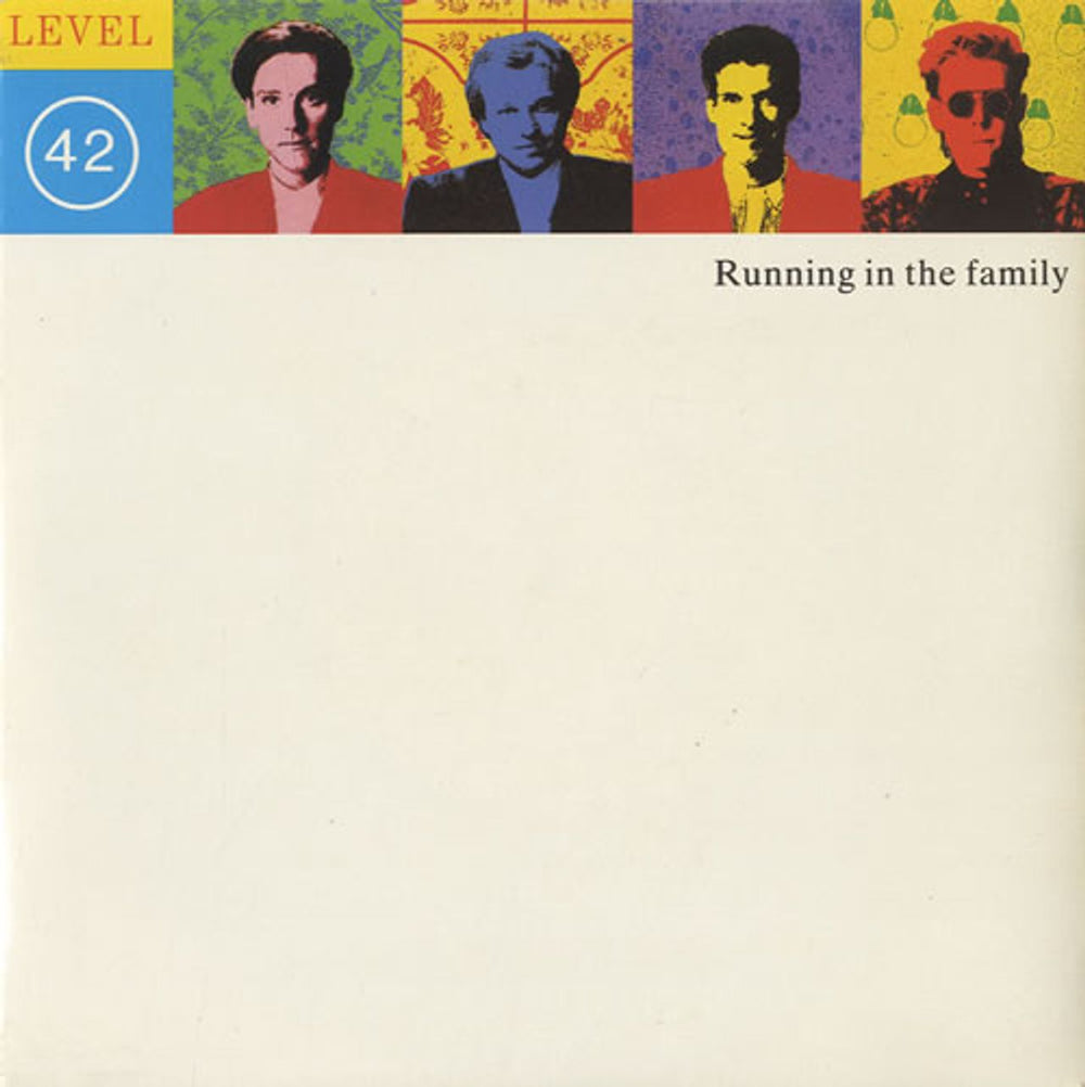 Level 42 Running In The Family UK 7" vinyl single (7 inch record / 45) POSP842