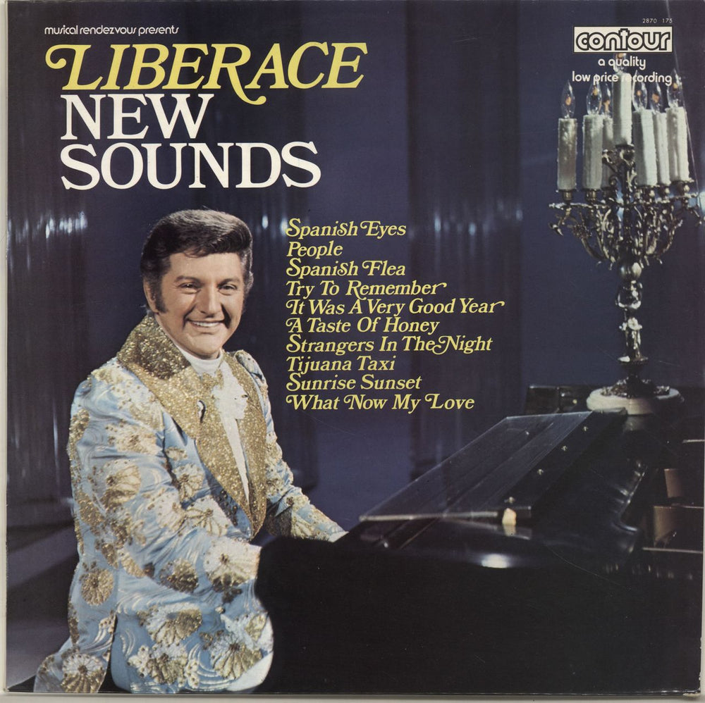 Liberace New Sounds UK vinyl LP album (LP record) 2870175