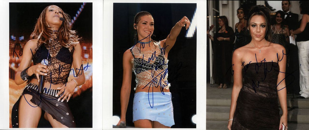 Liberty X Set of Three Signed Photographs UK photograph SIGNED PHOTO