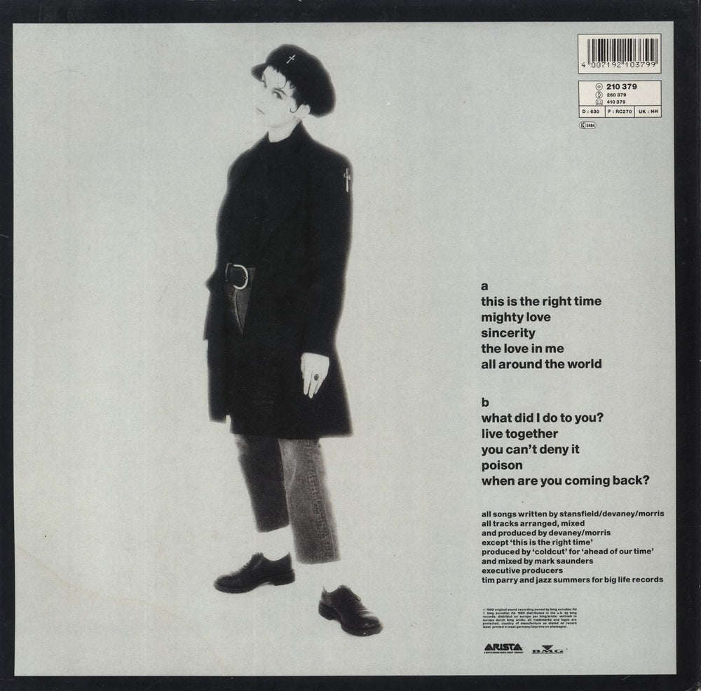 Lisa Stansfield Affection - Hype (Brit) Stickered German vinyl LP album (LP record) 4007192103799