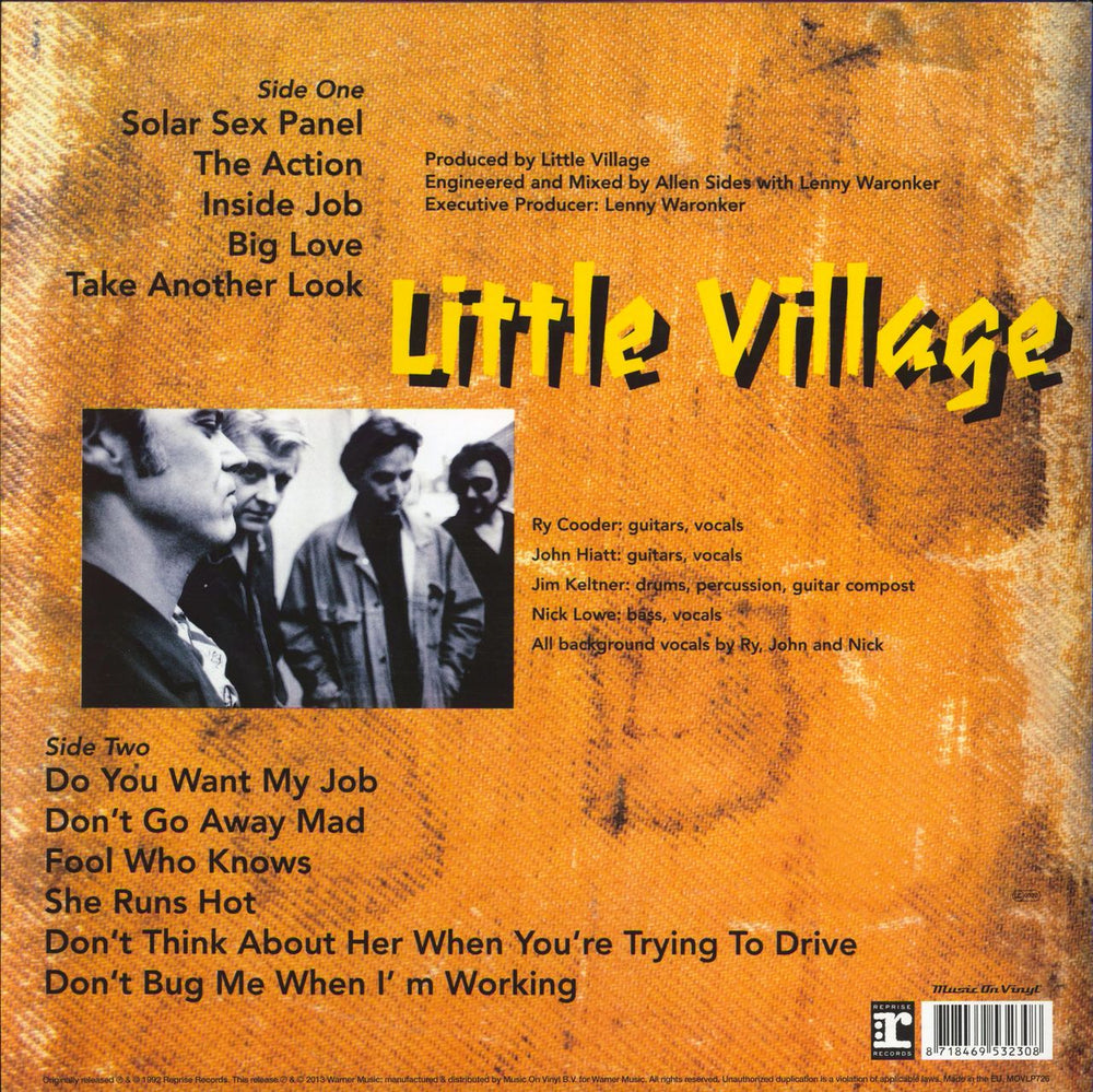 Little Village Little Village - 180gm UK vinyl LP album (LP record) 8718469532308