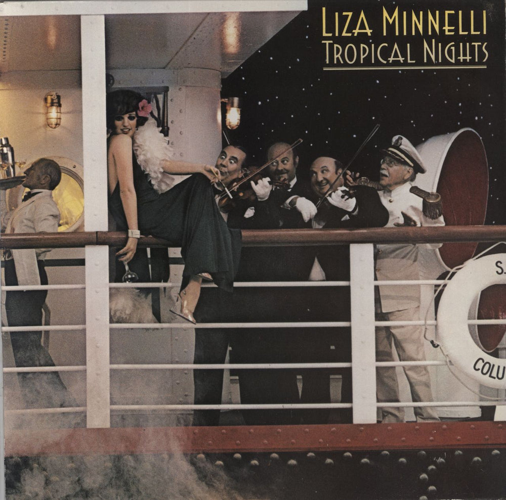 Liza Minnelli Tropical Nights + Insert UK vinyl LP album (LP record) 82286