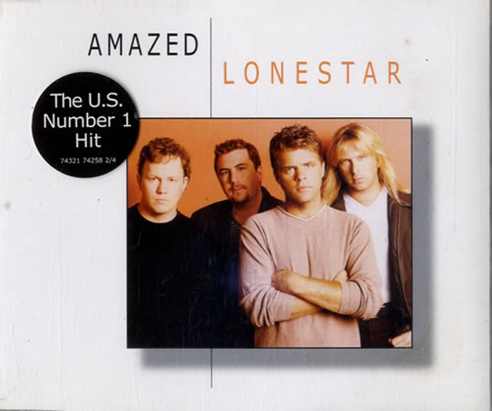 Lonestar Amazed UK CD single (CD5 / 5") 74321742582