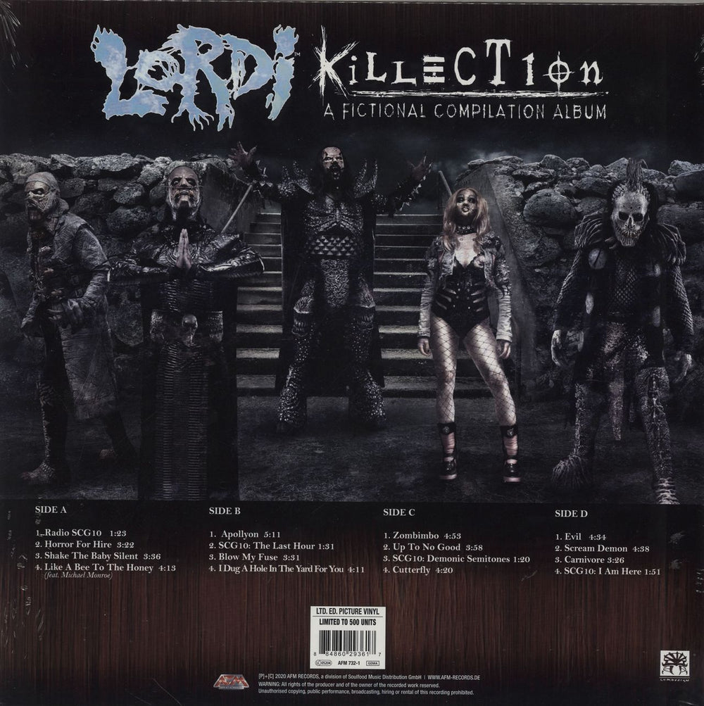 Lordi Killection (A Fictional Compilation Album) UK picture disc LP (vinyl picture disc album) 884860293617