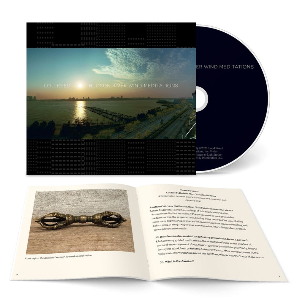 Lou Reed Hudson River Wind Meditations - Digipak + 40-page Booklet - Sealed US CD album (CDLP) LITA190-2