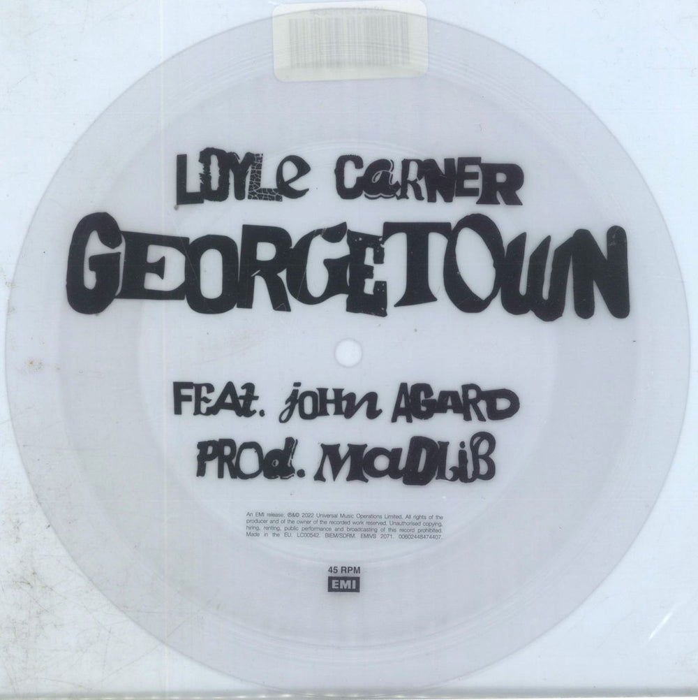 Loyle Carner Georgetown - Flexi Disc UK 7" vinyl single (7 inch record / 45) 00602448474407