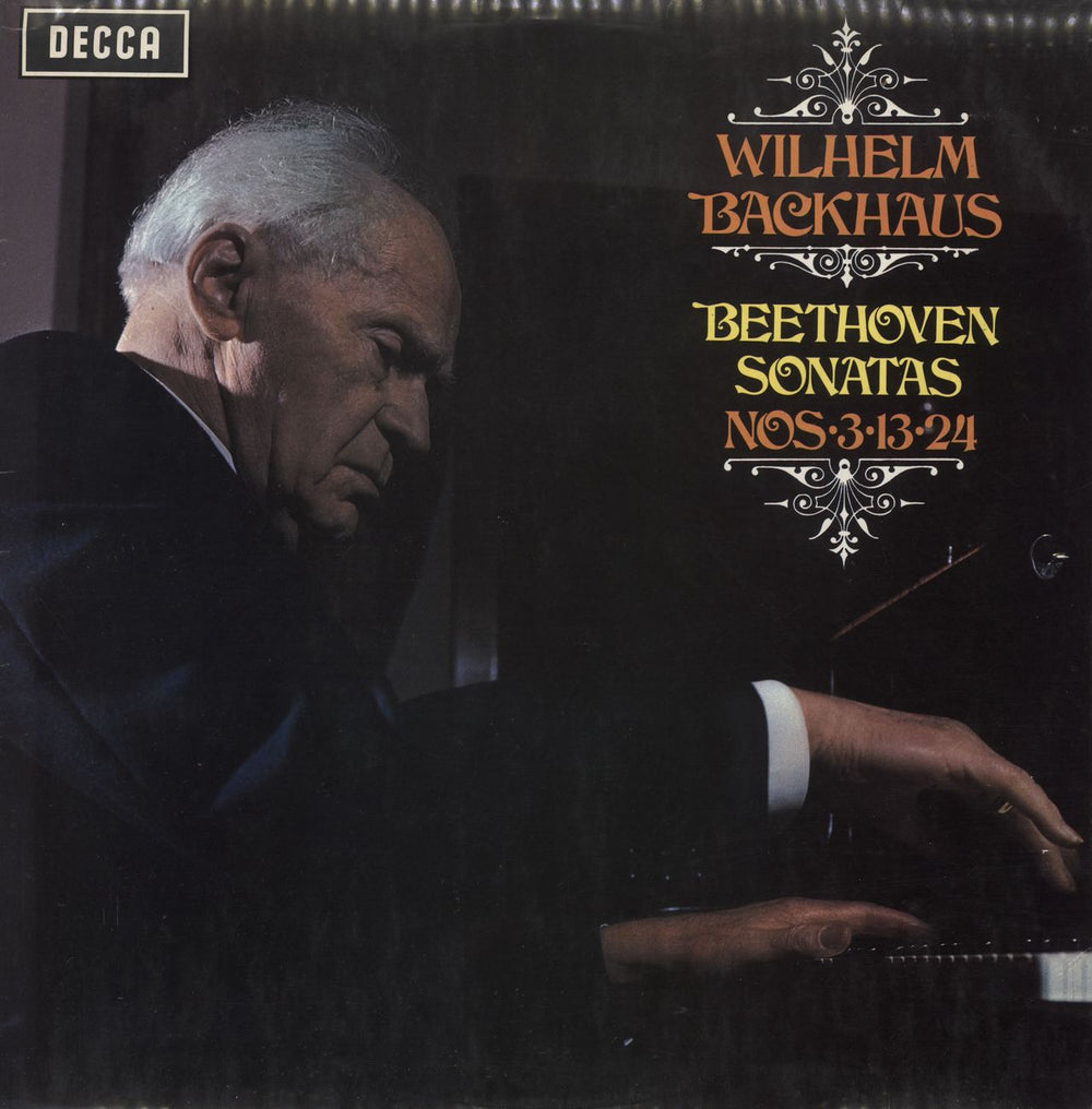 Ludwig Van Beethoven Beethoven: Sonatas Nos·3·13·24 UK vinyl LP album (LP record) SXL6416