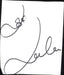 Lulu Autograph UK memorabilia AUTOGRAPH