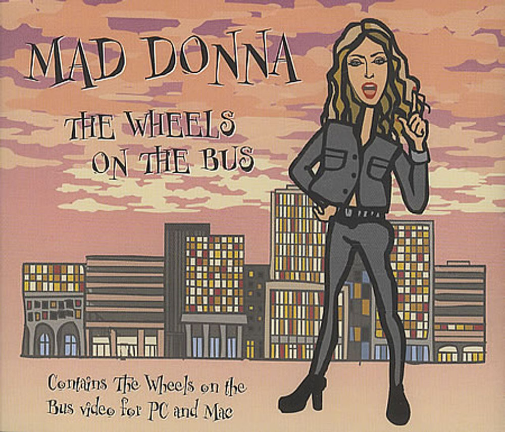 Mad Donna The Wheels On The Bus UK CD single (CD5 / 5") DISCO0202R