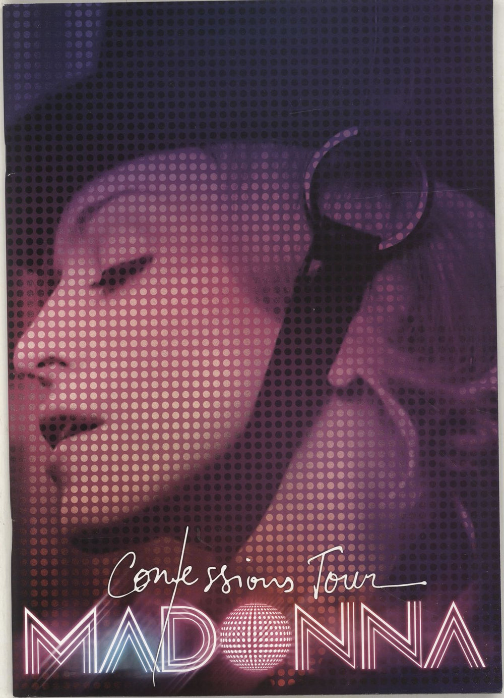 Madonna Confessions Tour + Postcards Etc UK tour programme TOUR PROGRAMME