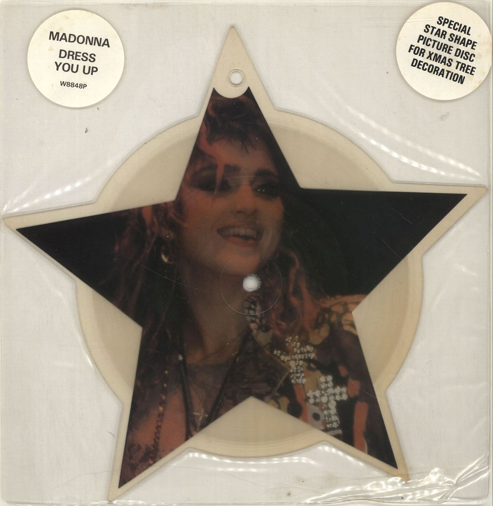 Madonna Dress You Up UK shaped picture disc (picture disc vinyl record) W8848P