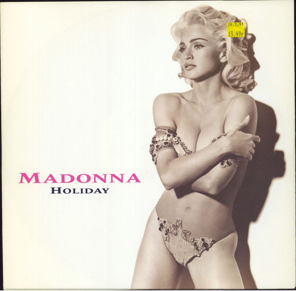 Madonna Holiday 91 - EX UK 12" vinyl single (12 inch record / Maxi-single) W0037T