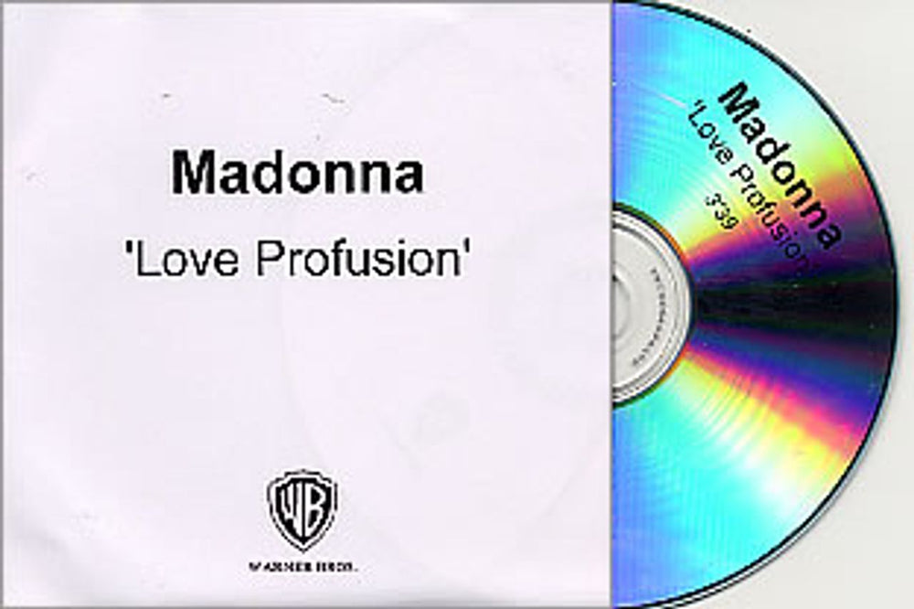 Madonna Love Profusion UK CD-R acetate MADCRLO264205