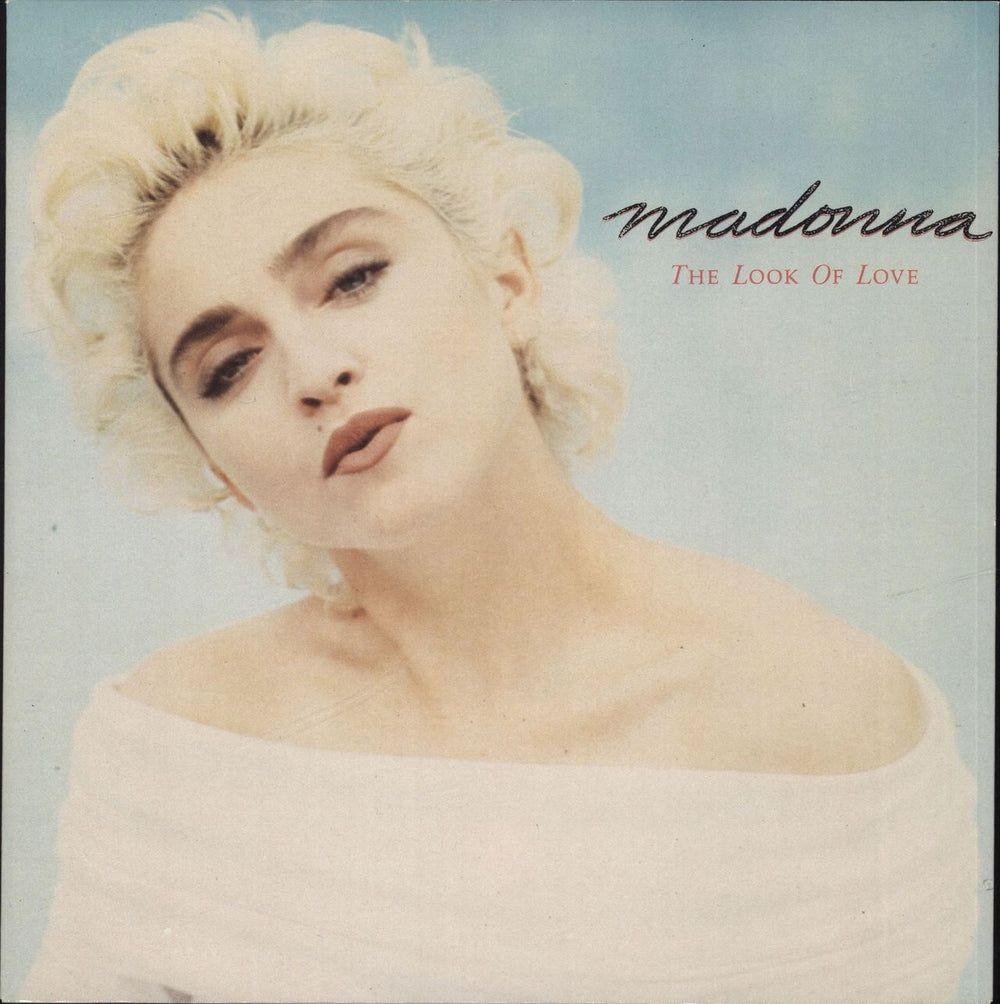 Madonna The Look Of Love - Inj - Card Sleeve UK 7" vinyl single (7 inch record / 45) W8115