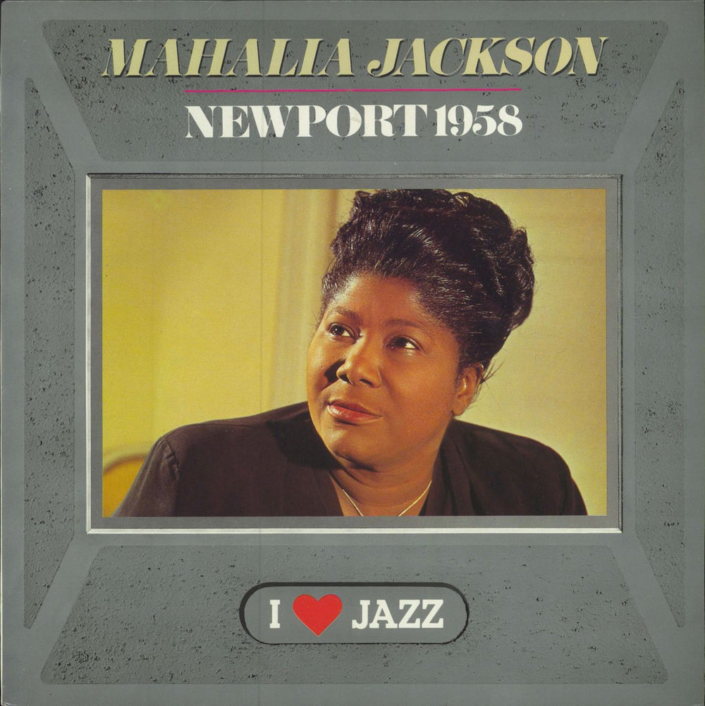 Mahalia Jackson Newport 1958 Dutch vinyl LP album (LP record) 21131