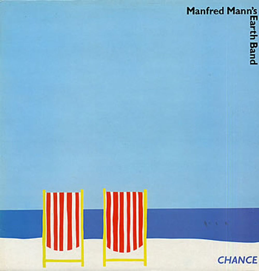 Manfred Mann's Earth Band Chance + lyric inner UK vinyl LP album (LP record) BRON529