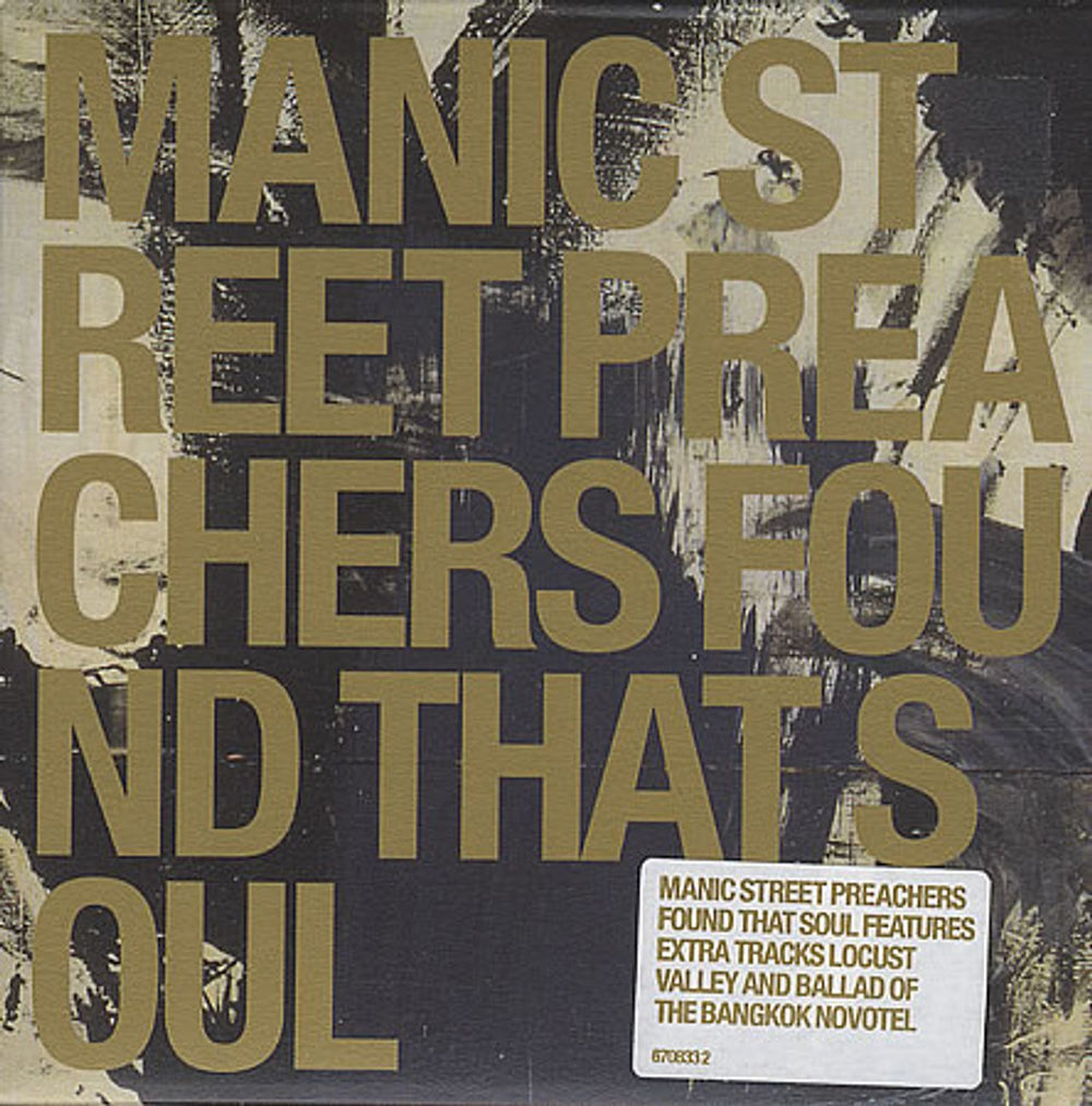 Manic Street Preachers Found That Soul UK CD single (CD5 / 5") 6708332